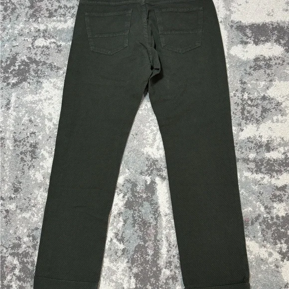 Massimo Dutti Men's Forest Green Slim Jeans - Picture 2 of 4